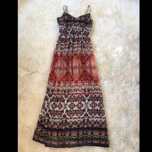 Sheer Boho Maxi Dress